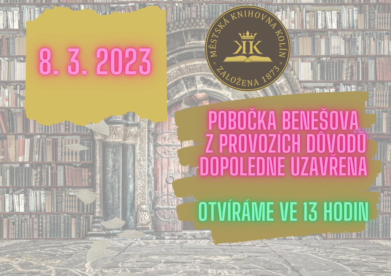 8. 3. 2023 / Uzavření pobočky knihovny na sídlišti