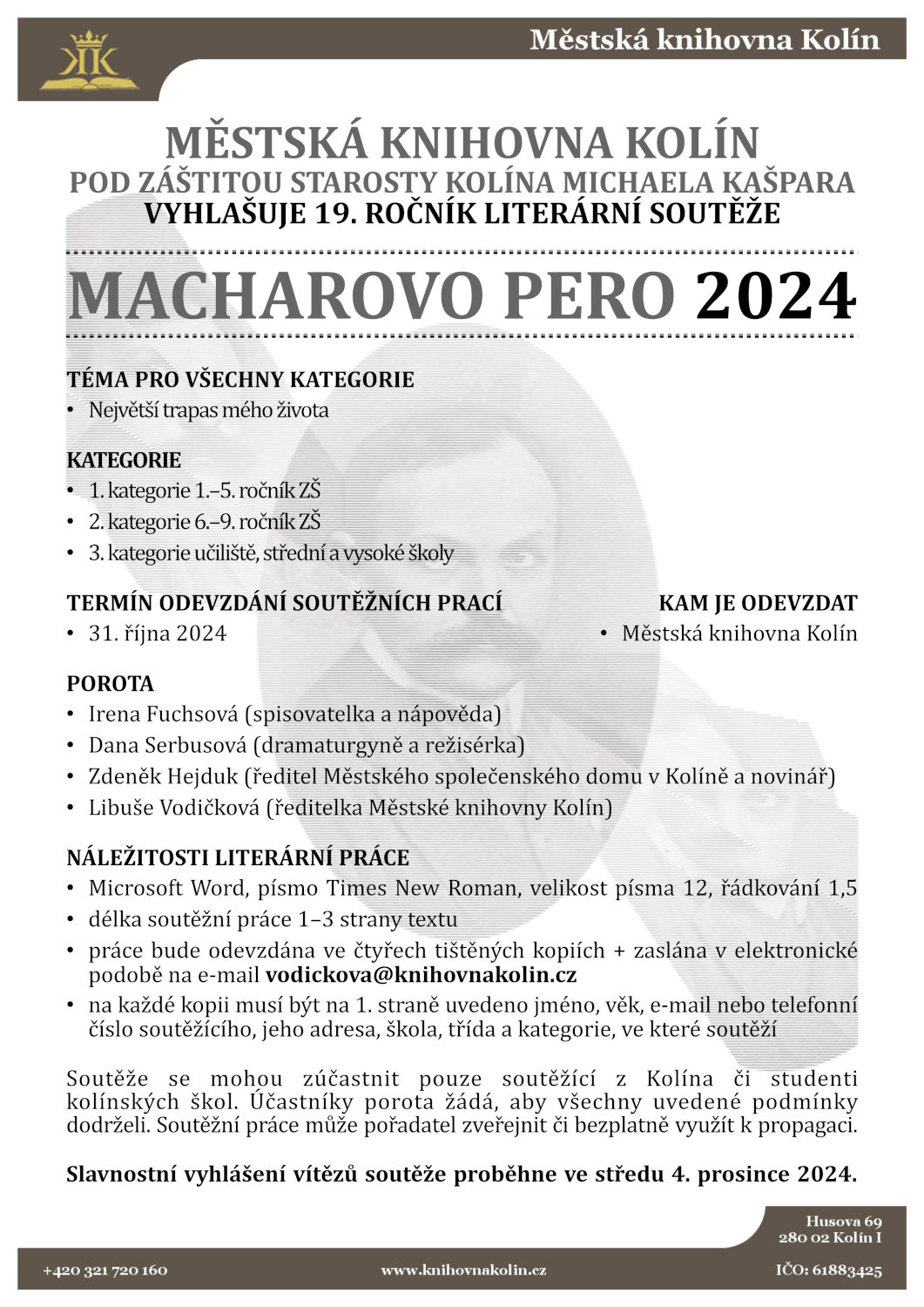 Červen 2024 s kolínskou knihovnou