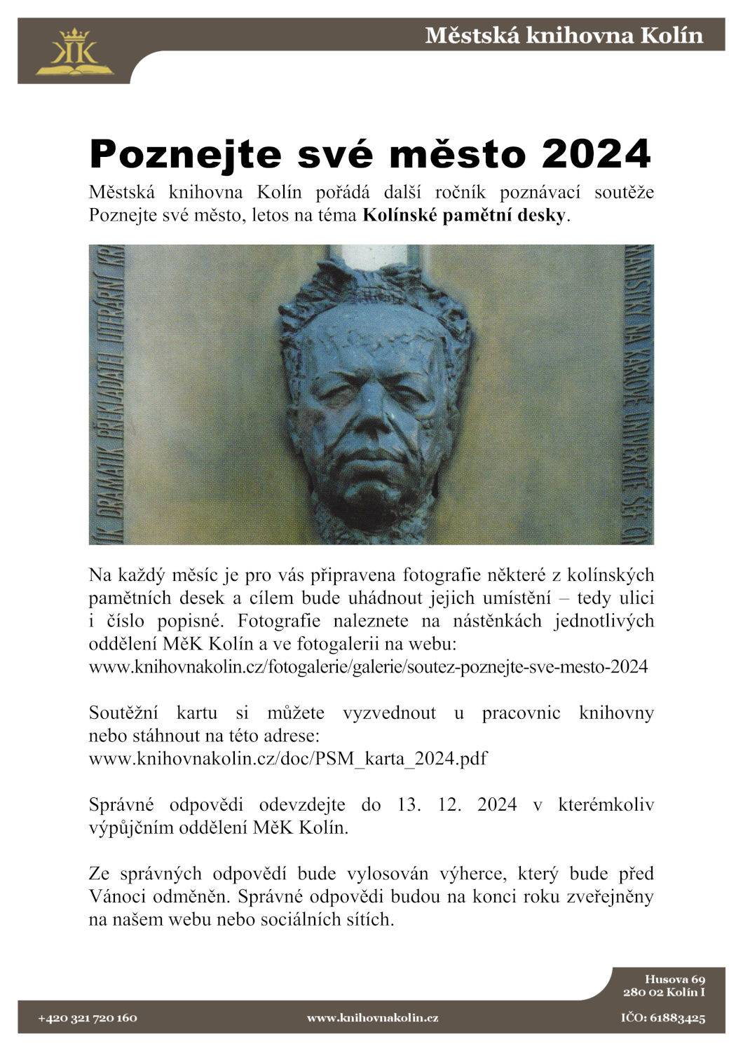 Listopad 2024 s kolínskou knihovnou