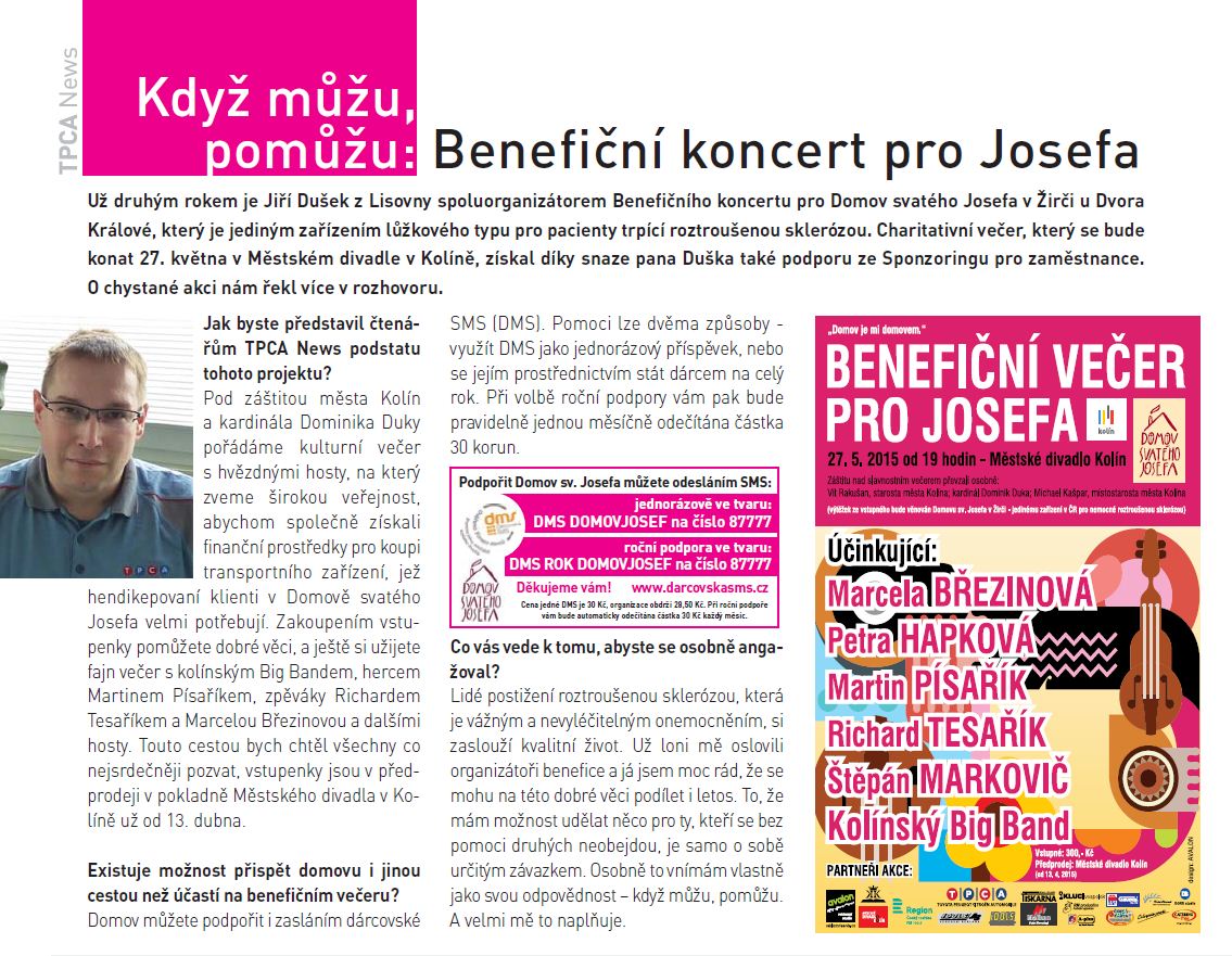 27. 5. 2015 / Benefiční večer pro Josefa 2015