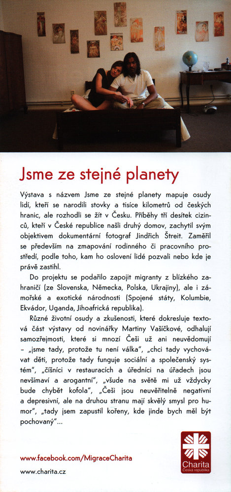 20. - 28. 11. 2014 / Výstava a diskuse o soužití cizinců a majority v Kolíně - Jsme ze stejné planety