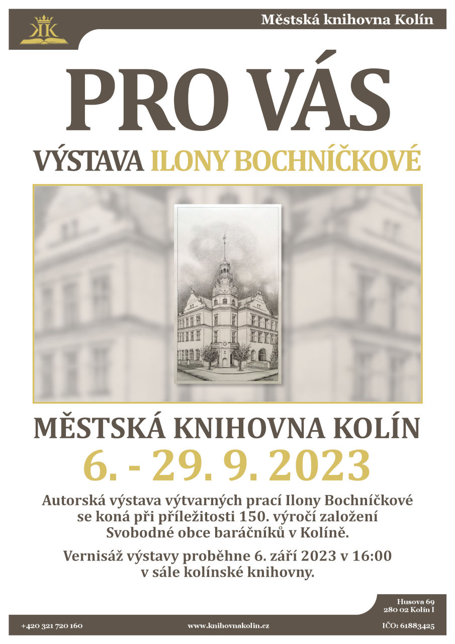 6. - 29. 9. 2023 / Výstava Ilony Bochníčkové