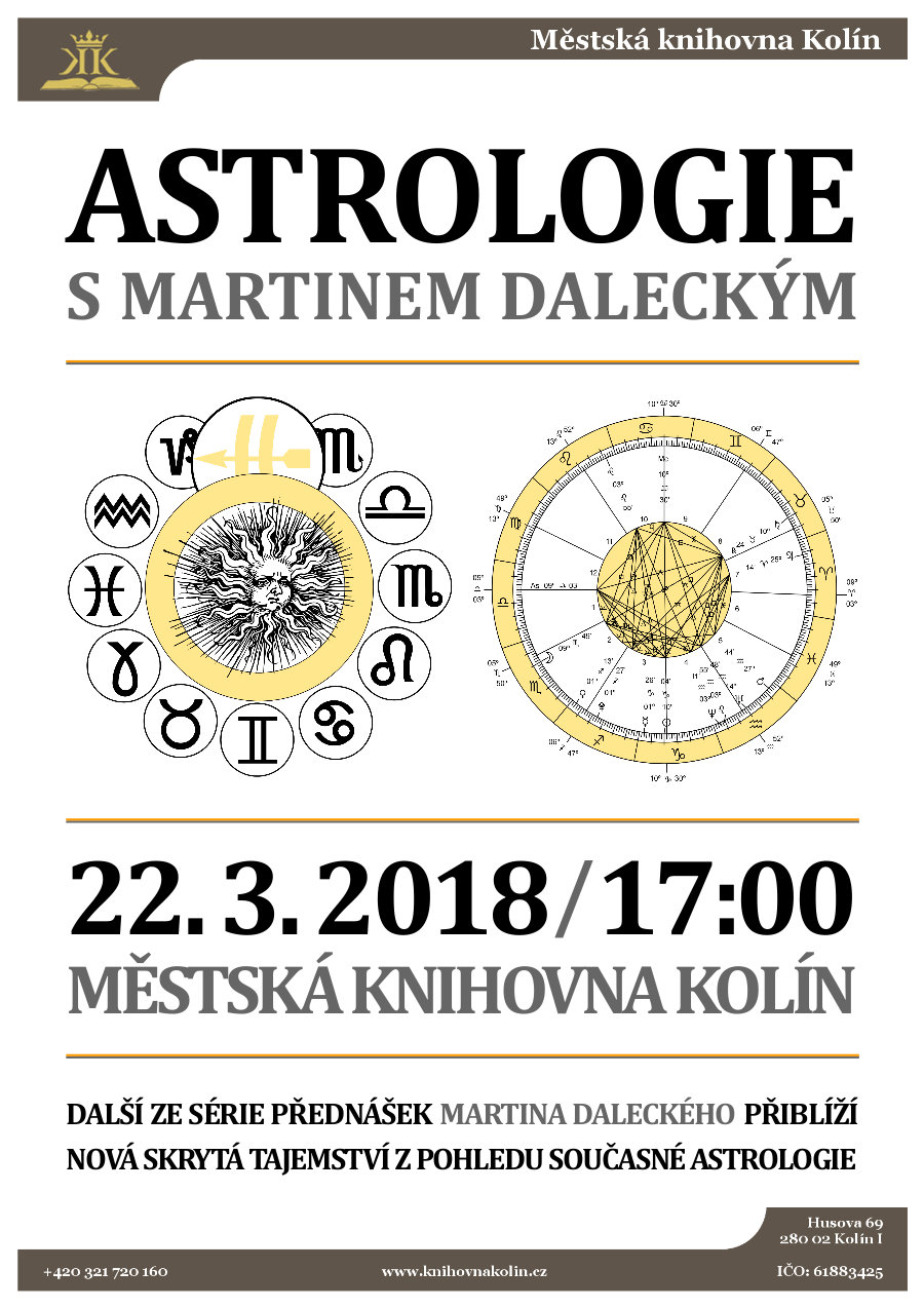 22. 3. 2018 / Přednáška Martina Daleckého - Astrologie