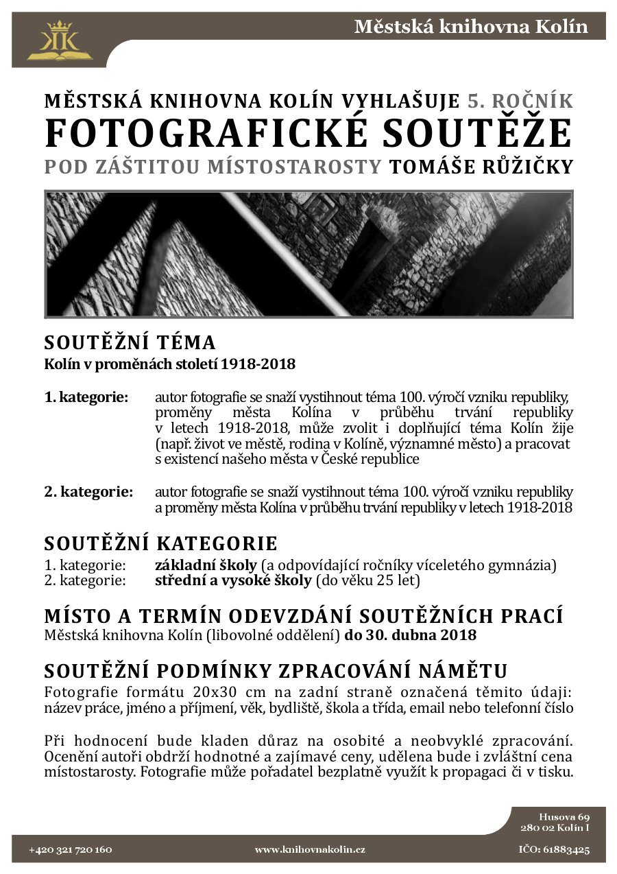 30. 4. 2018 / Fotografická soutěž 2018