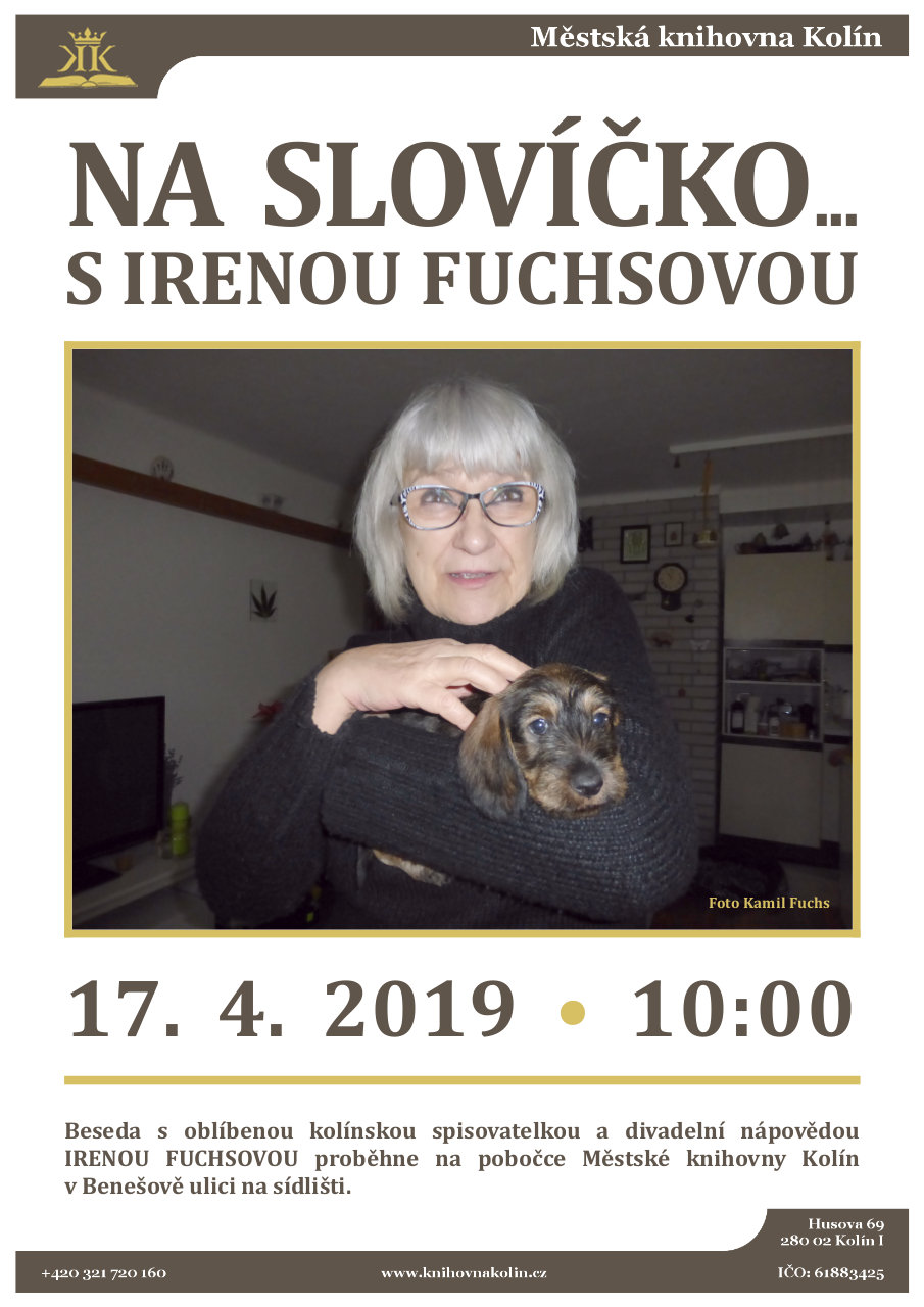 17. 4. 2019 / Na slovíčko... s Irenou Fuchsovou