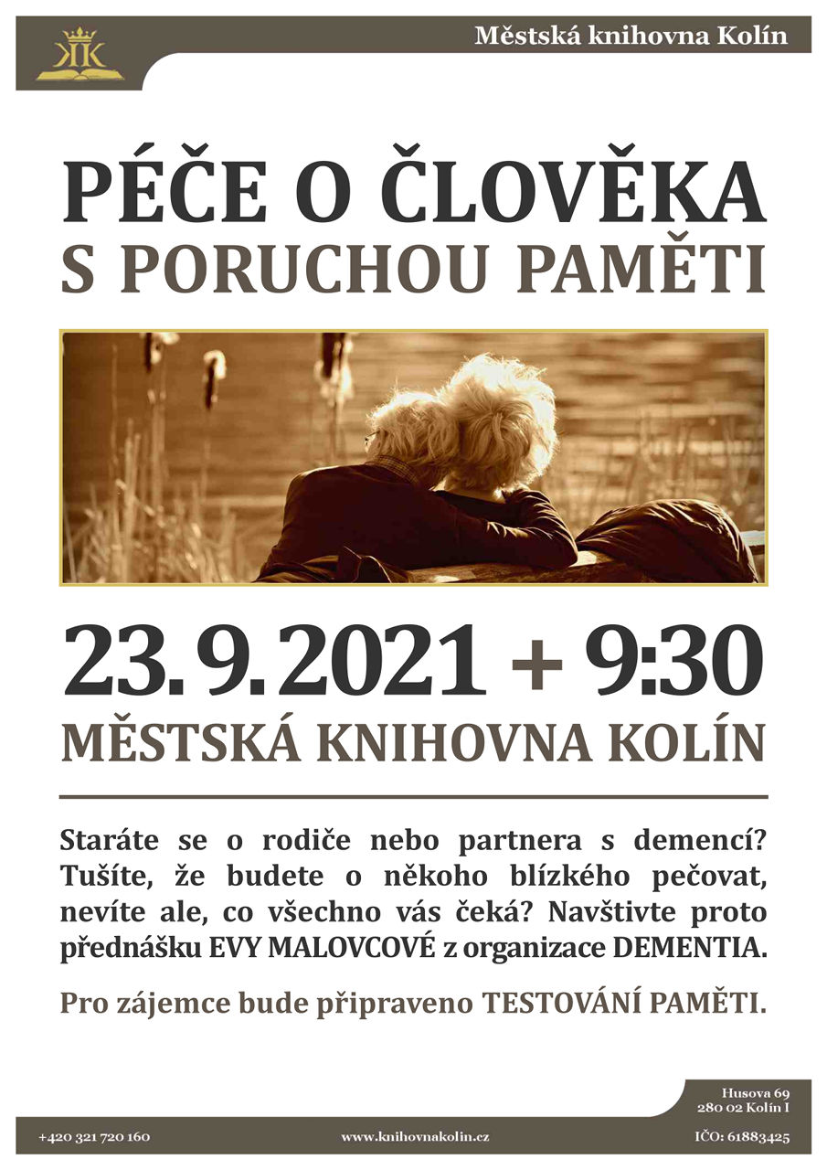 23. 9. 2021 / Přednáška Evy Malovcové - Péče o člověka s poruchou paměti