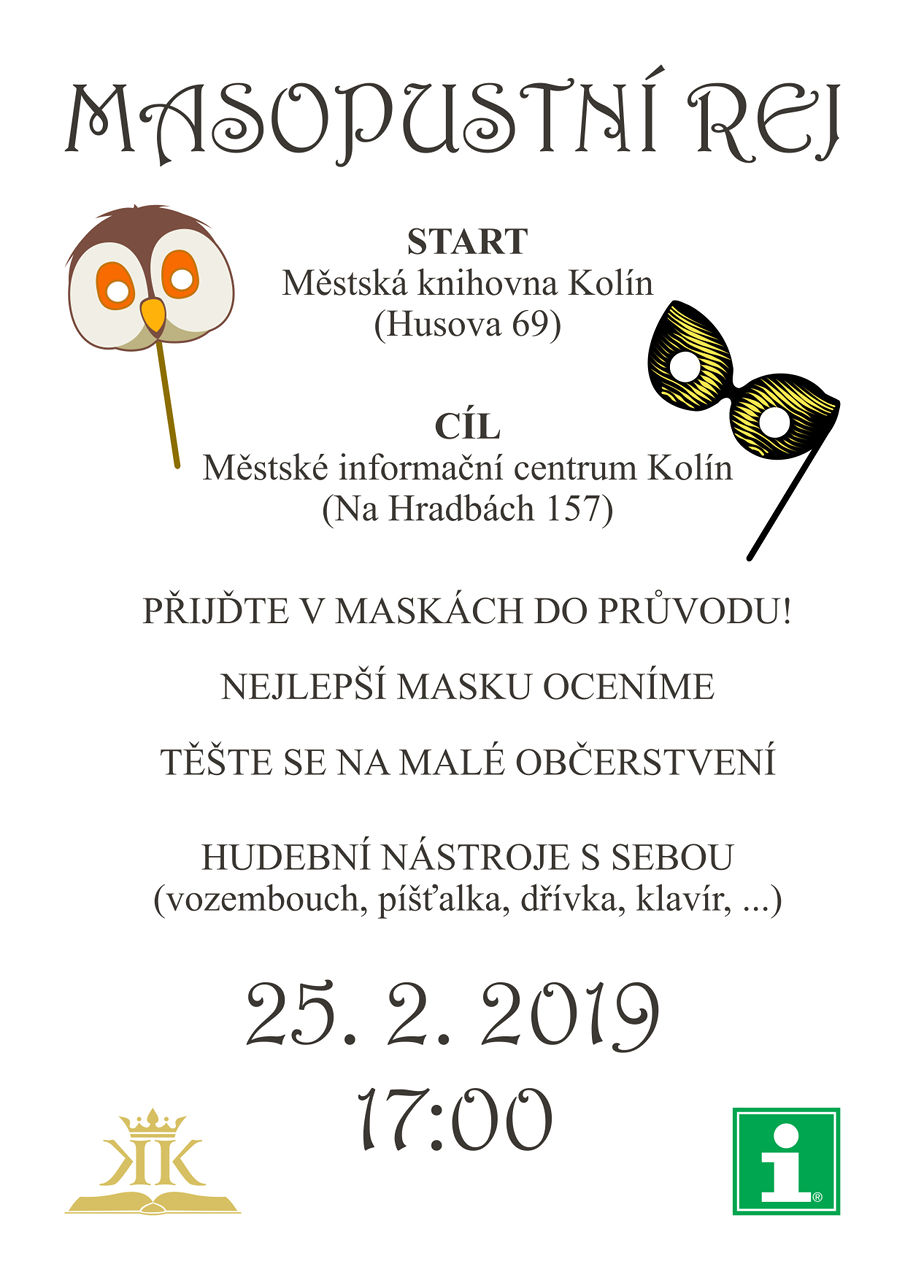 25. 2. 2019 / Masopustní rej s knihovnou