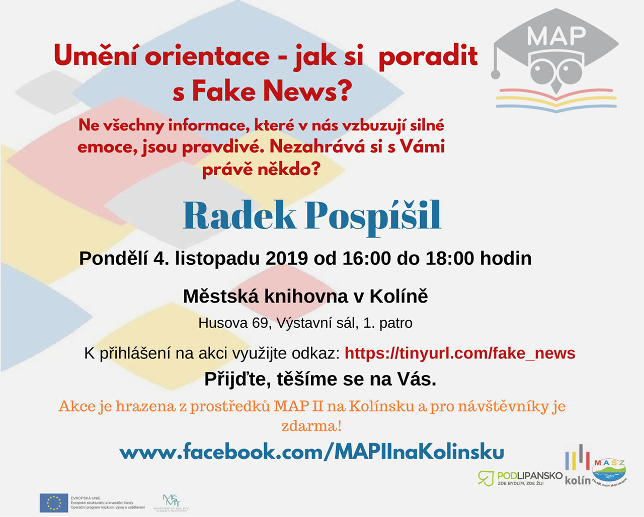 4. 11. 2019 / Přednáška Radka Pospíšila - Fake News