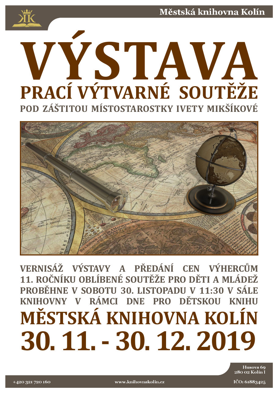 30. 11. - 30. 12. 2019 / Výstava prací vítězů výtvarné soutěže 2019