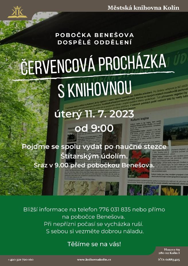 11. 7. 2023 / Červencová procházka s knihovnou