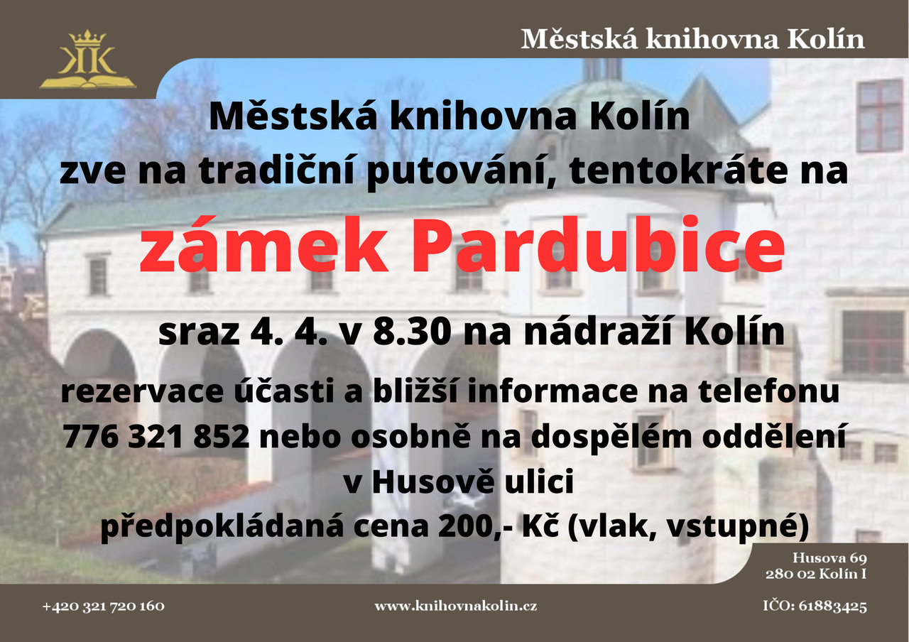 4. 4. 2023 / Putování na zámek Pardubice