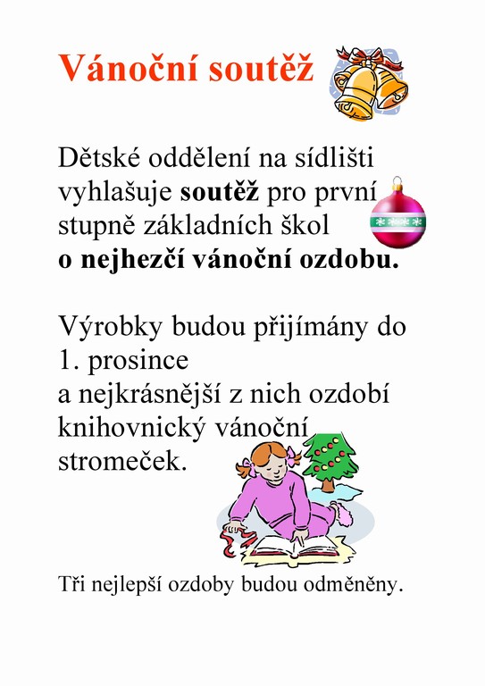 Soutěž - O nejhezčí vánoční ozdobu