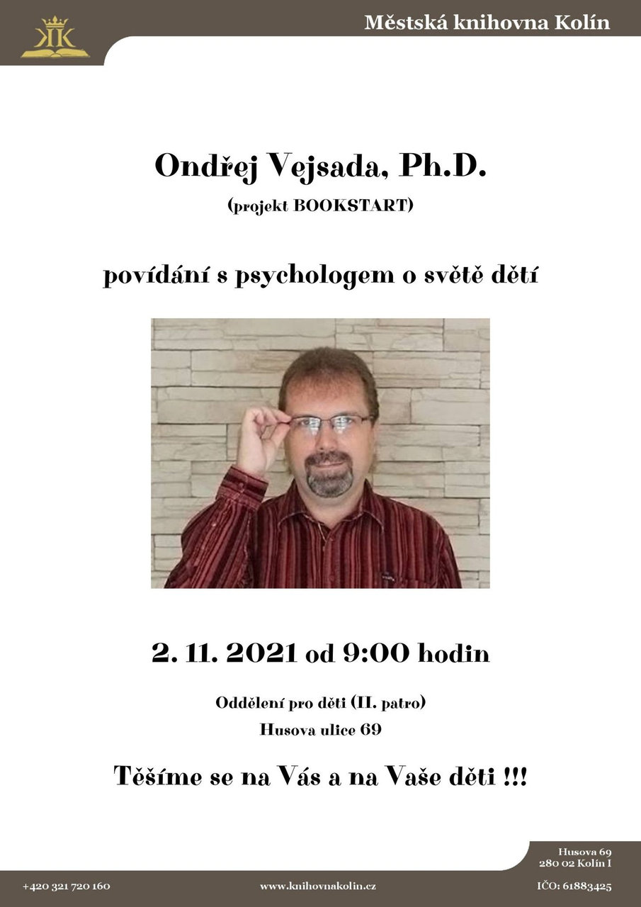 2. 11. 2021 / Beseda s psychologem Ondřejem Vejsadou